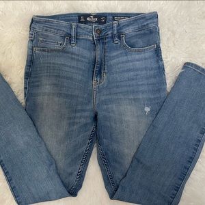 High-rise super skinny jeans